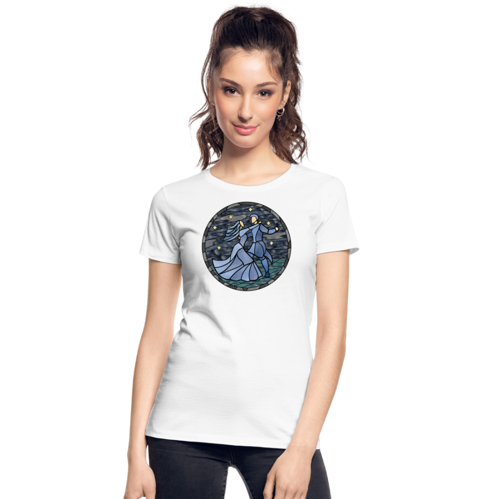 Frauen Premium Bio T-Shirt Sommernachtstanz - weiß