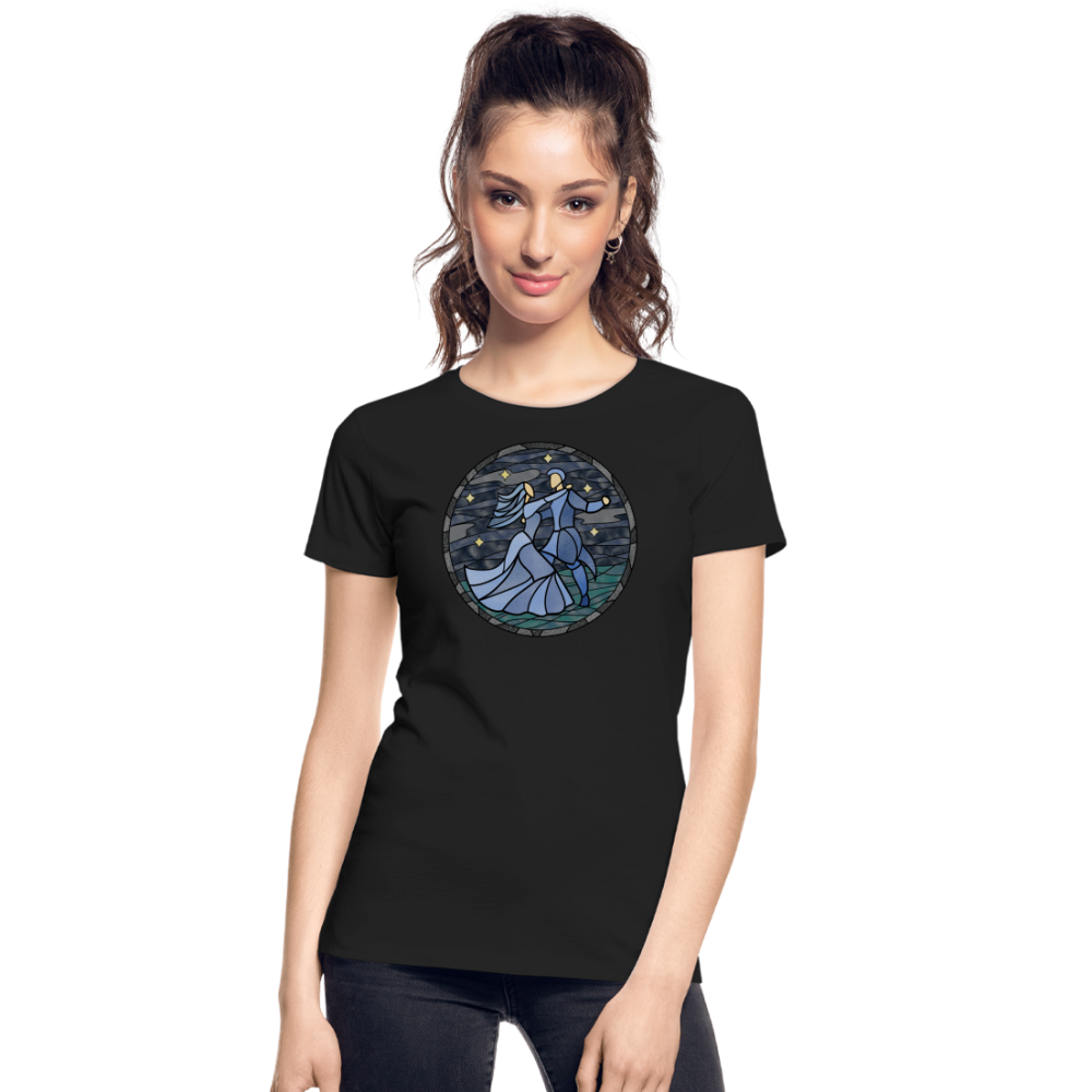 Frauen Premium Bio T-Shirt Sommernachtstanz - Schwarz