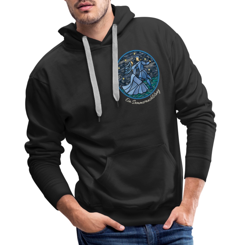 Men’s Premium Hoodie Sommernachtstanz Logo klein - Schwarz