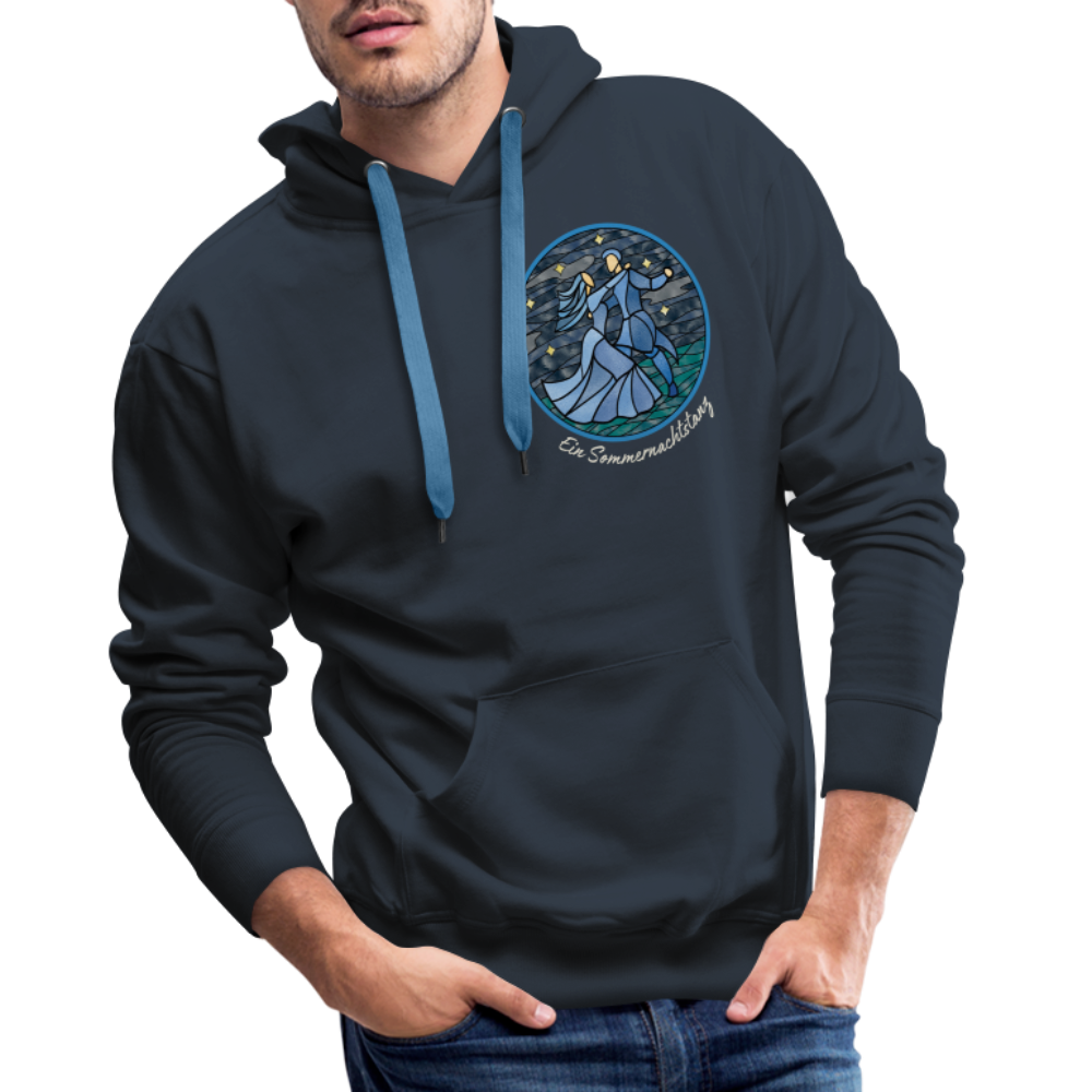 Men’s Premium Hoodie Sommernachtstanz Logo klein - Navy