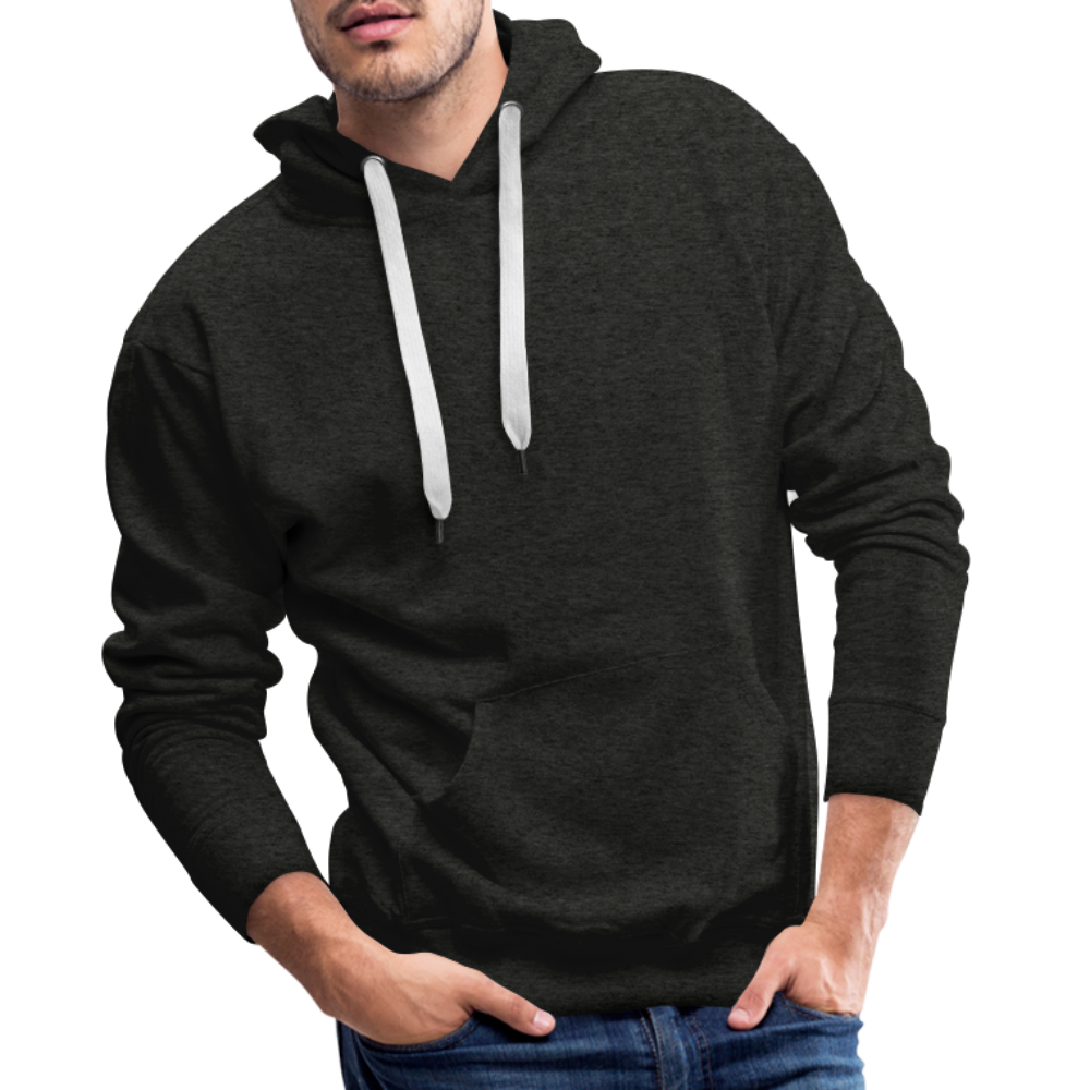 Men’s Premium Hoodie Sommernachtstanz Logo hinten groß - Anthrazit