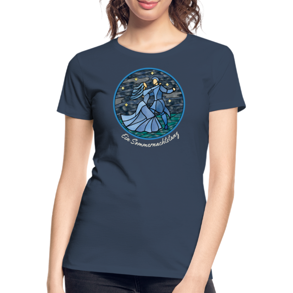 Frauen Premium Bio T-Shirt Ein Sommernachtstanz - Navy