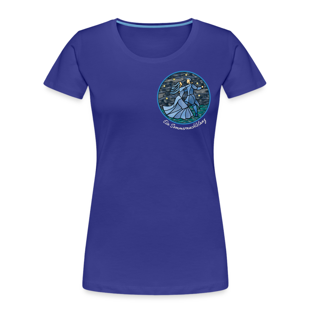 Frauen Premium Bio T-Shirt Ein Sommernachtstanz - Königsblau
