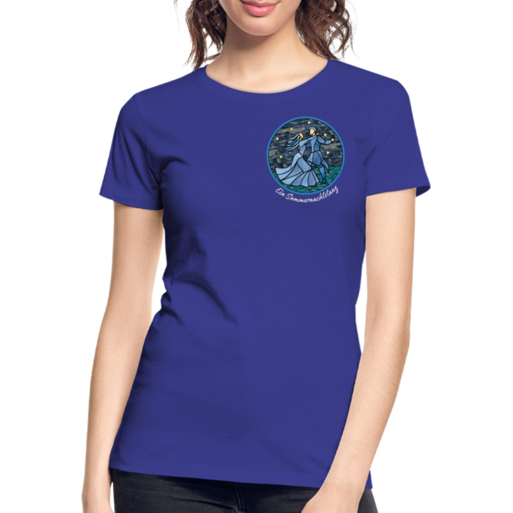 Frauen Premium Bio T-Shirt Ein Sommernachtstanz - Königsblau