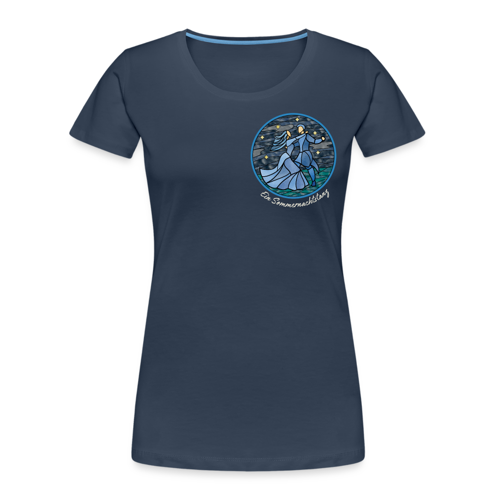 Frauen Premium Bio T-Shirt Ein Sommernachtstanz - Navy