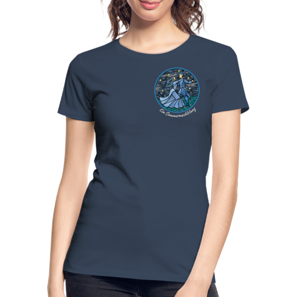 Frauen Premium Bio T-Shirt Ein Sommernachtstanz - Navy