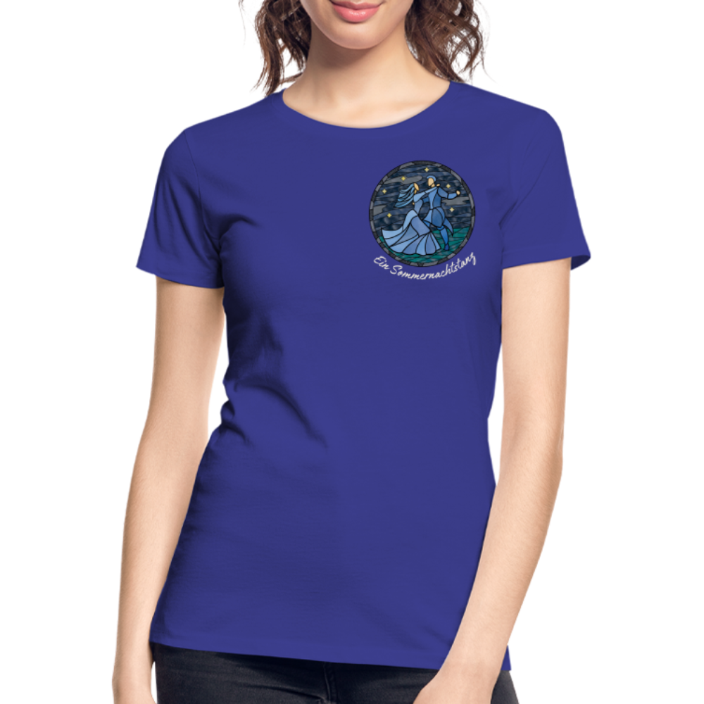 Frauen Premium Bio T-Shirt Ein Sommernachtstanz - Königsblau