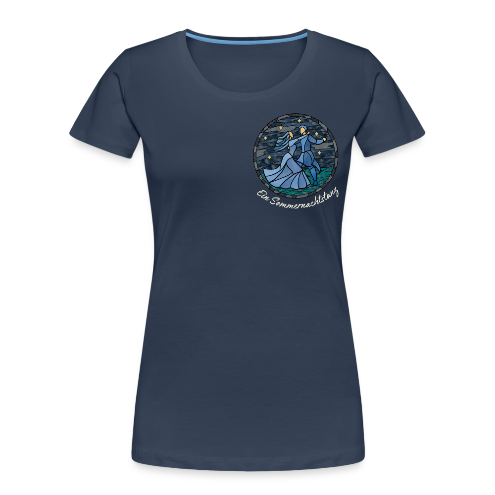 Frauen Premium Bio T-Shirt Ein Sommernachtstanz - Navy