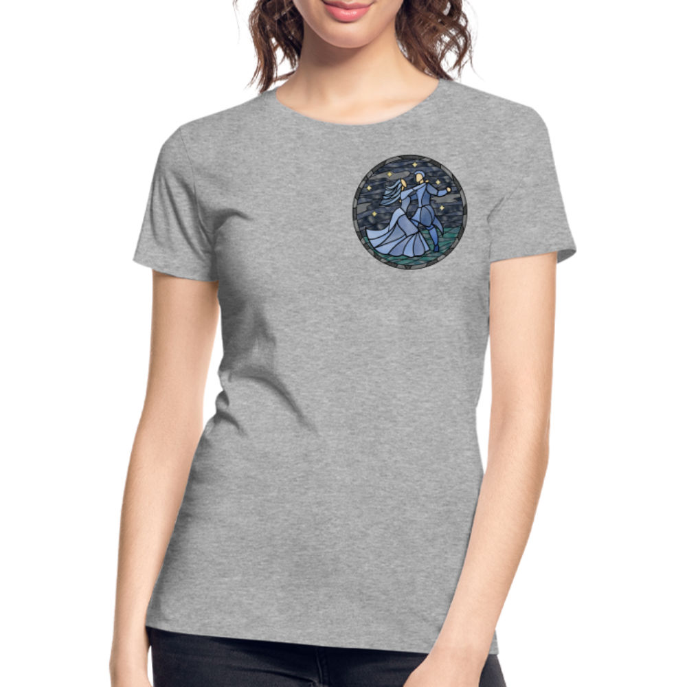 Frauen Premium Bio T-Shirt Ein Sommernachtstanz - Grau meliert