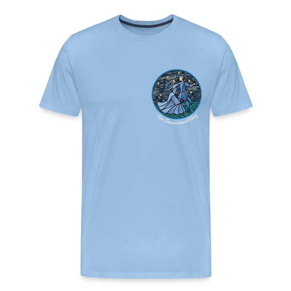 Herren Premium Bio T-Shirt Ein Sommernachtstanz - Sky