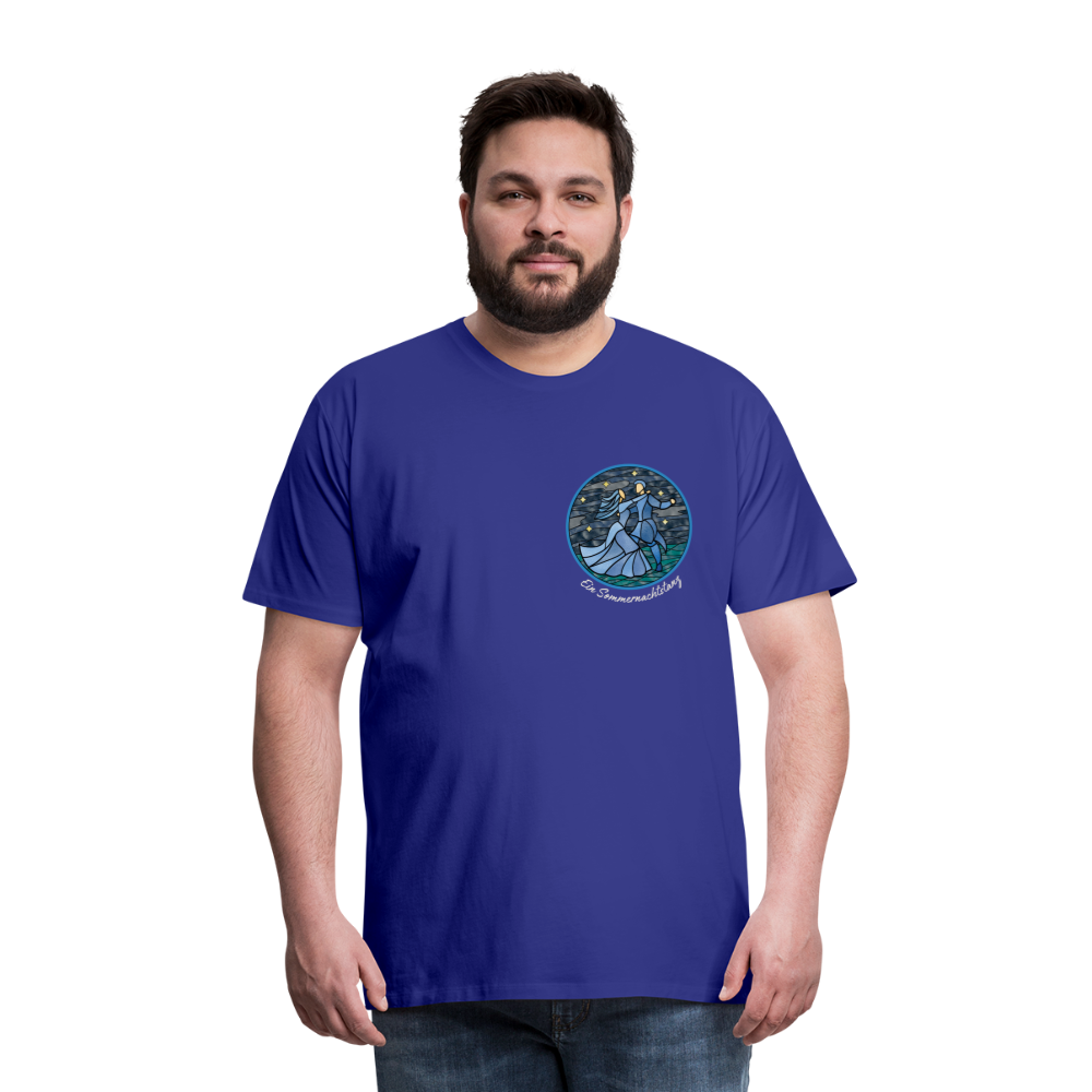 Herren Premium Bio T-Shirt Ein Sommernachtstanz - Königsblau