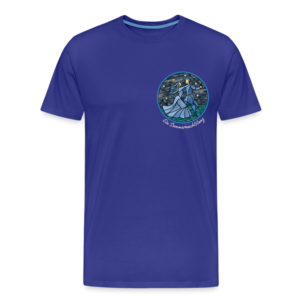 Herren Premium Bio T-Shirt Ein Sommernachtstanz - Königsblau
