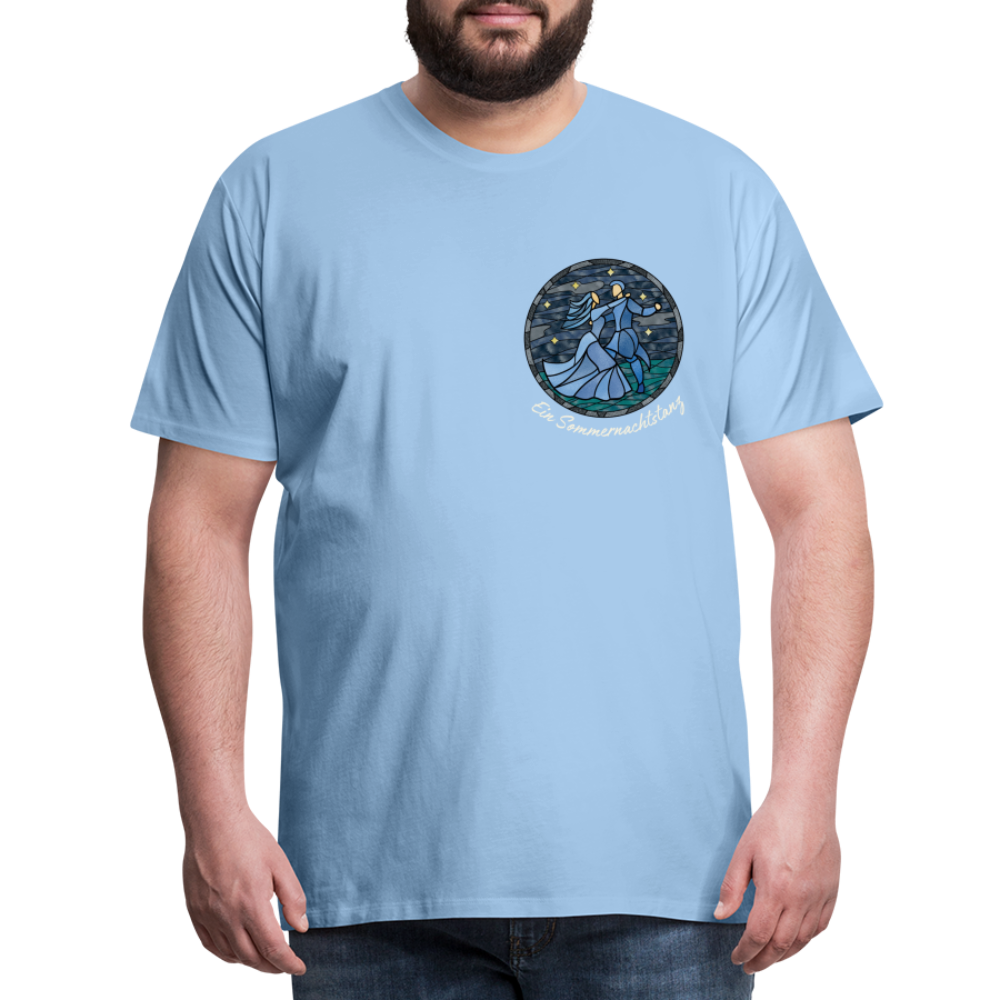 Herren Premium Bio T-Shirt Ein Sommernachtstanz - Sky