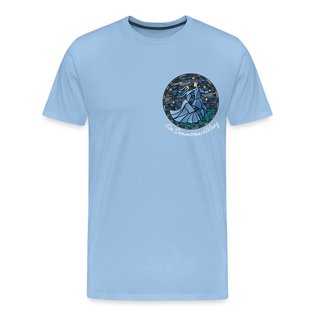 Herren Premium Bio T-Shirt Ein Sommernachtstanz - Sky
