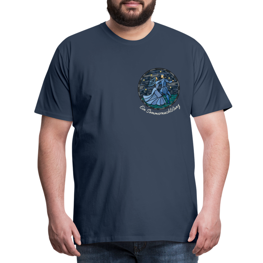 Herren Premium Bio T-Shirt Ein Sommernachtstanz - Navy