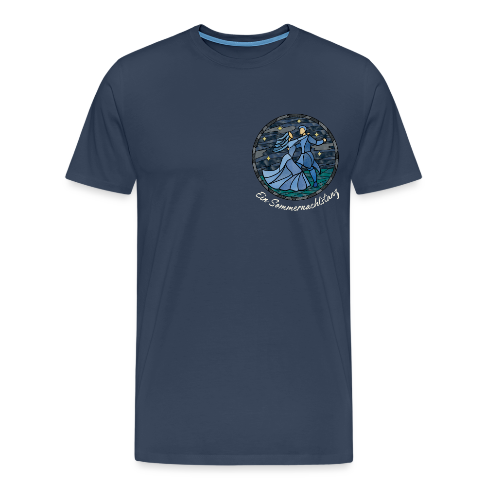 Herren Premium Bio T-Shirt Ein Sommernachtstanz - Navy