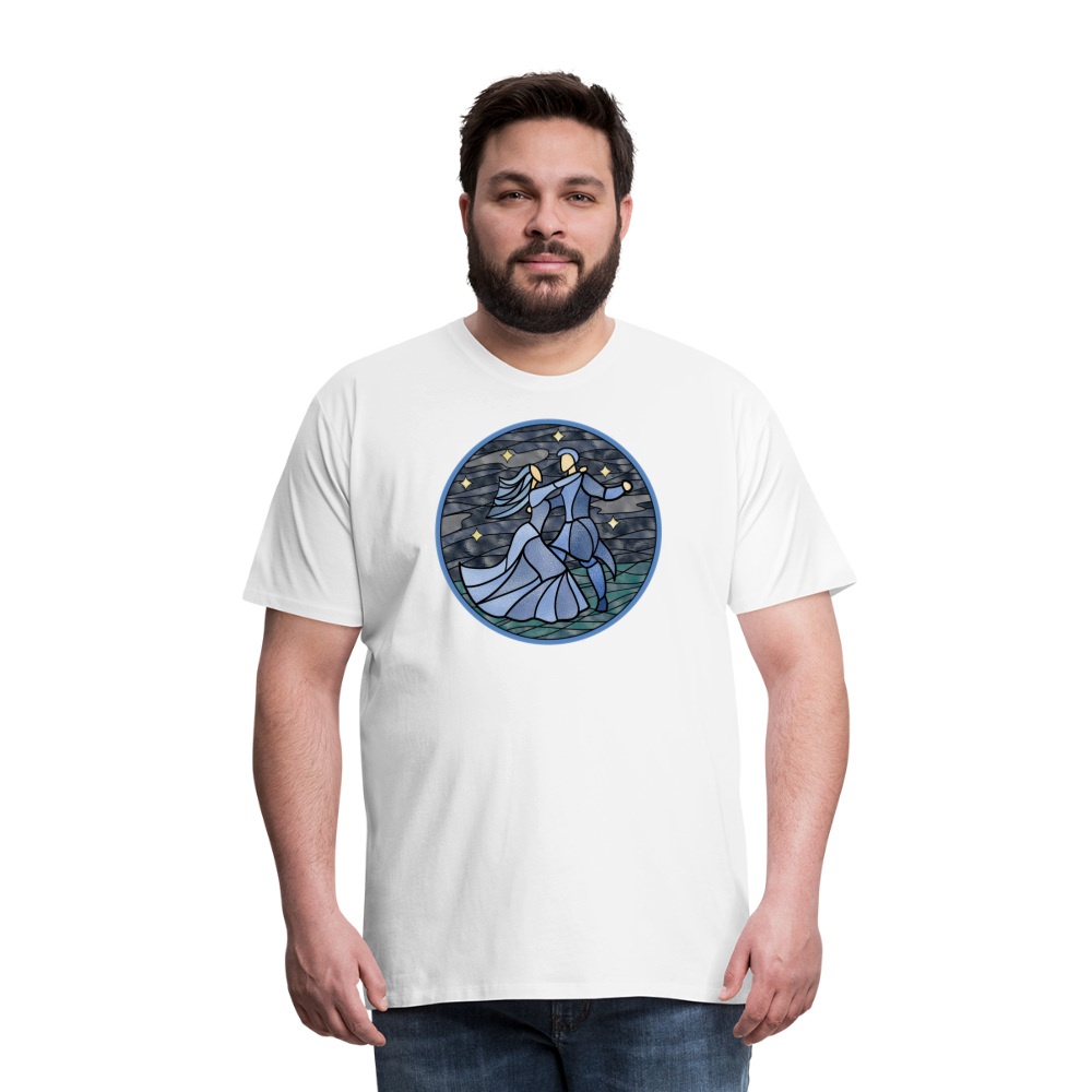 Herren Premium Bio T-Shirt Ein Sommernachtstanz - weiß