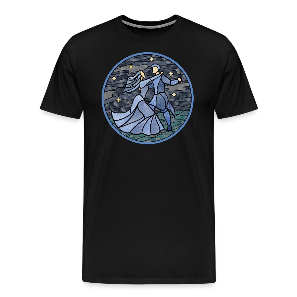 Herren Premium Bio T-Shirt Ein Sommernachtstanz - Schwarz