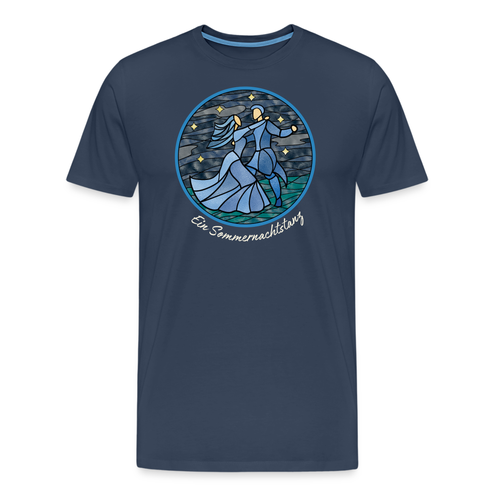 Herren Premium Bio T-Shirt Ein Sommernachtstanz - Navy