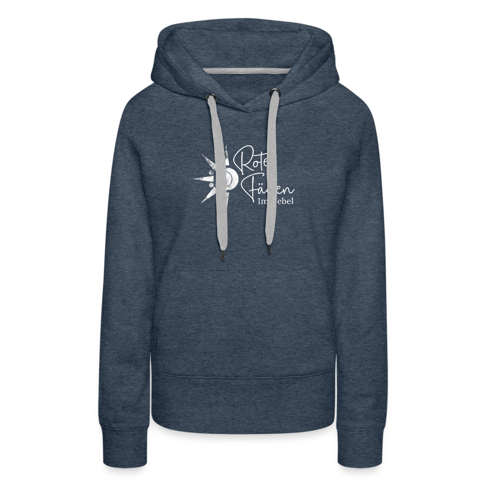 Frauen Premium Hoodie - Jeansblau