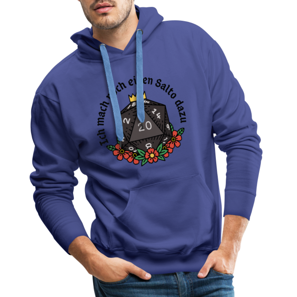 Männer Premium Hoodie "Ich mach noch einen Salto dazu 20" - Königsblau