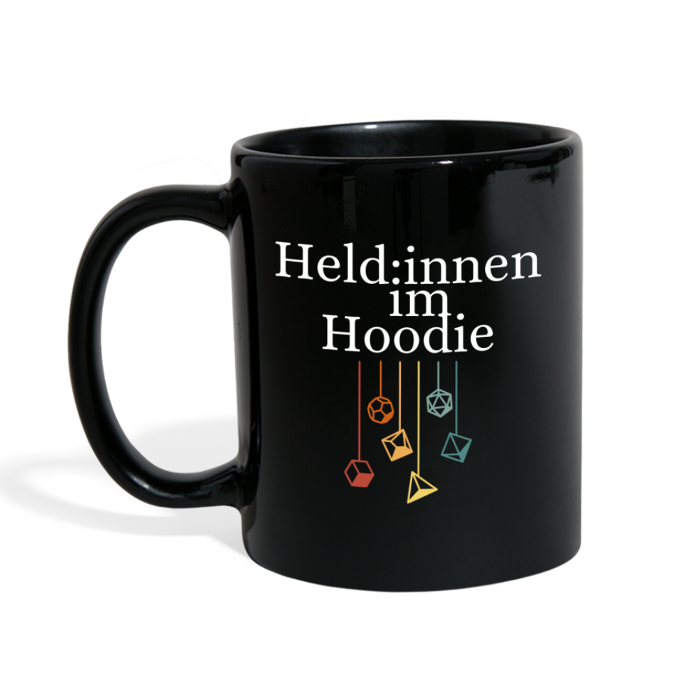Tasse einfarbig Held:innen - Schwarz