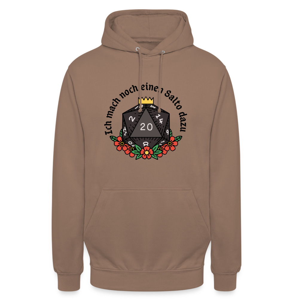 Unisex Hoodie "Ich mach noch einen Salto dazu 20" - Mokka