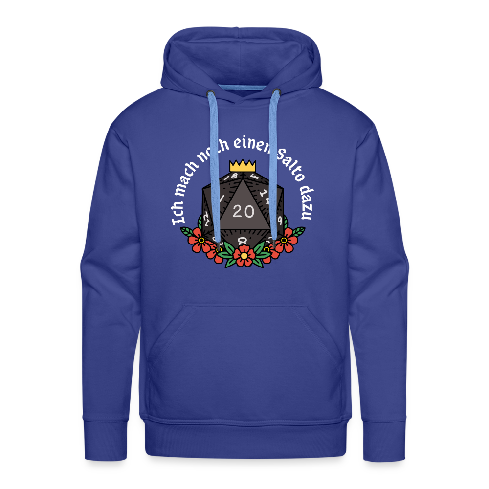 Männer Premium Hoodie "Ich mach noch einen Salto dazu 20" - Königsblau