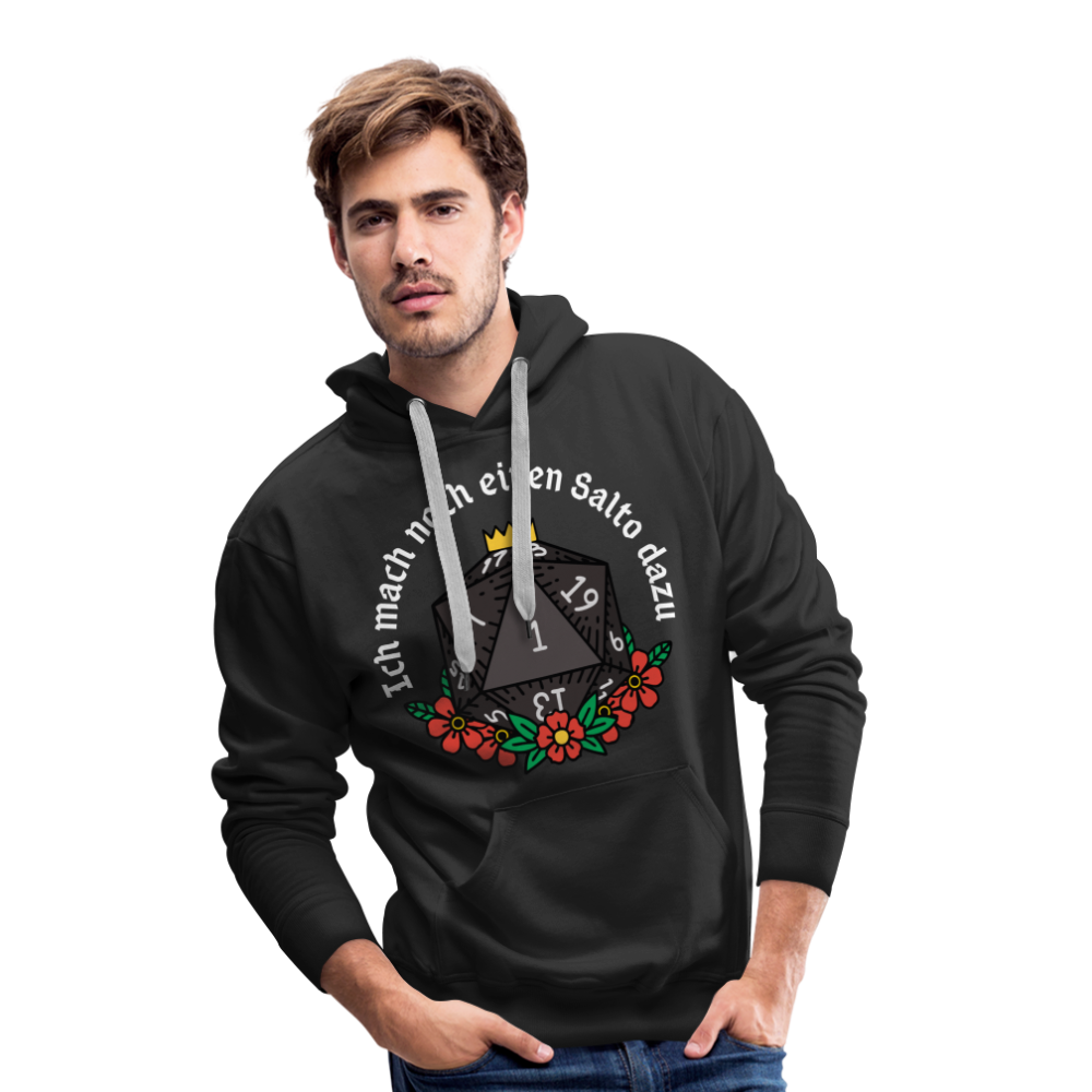 Men’s Premium Hoodie "Ich mach noch einen Salto dazu 1" - Schwarz