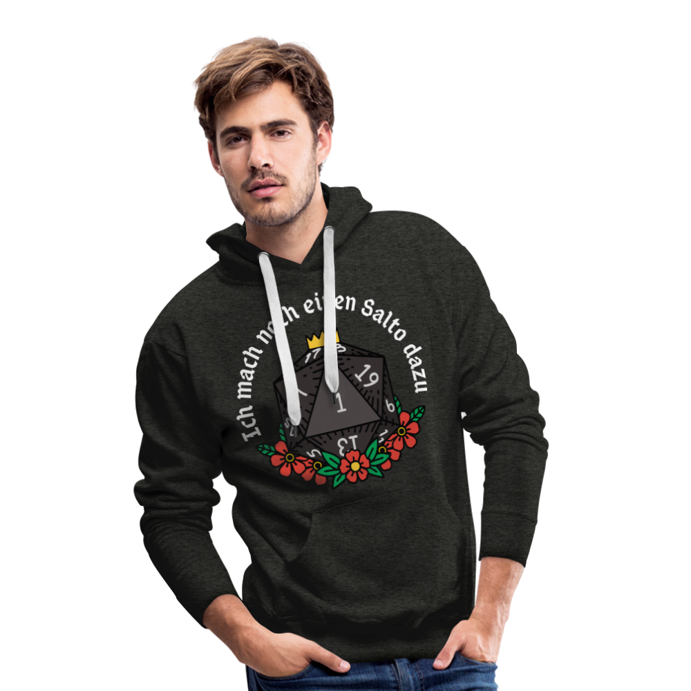 Men’s Premium Hoodie "Ich mach noch einen Salto dazu 1" - Anthrazit