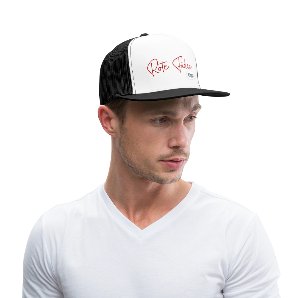 Trucker Cappy - Weiß/Schwarz