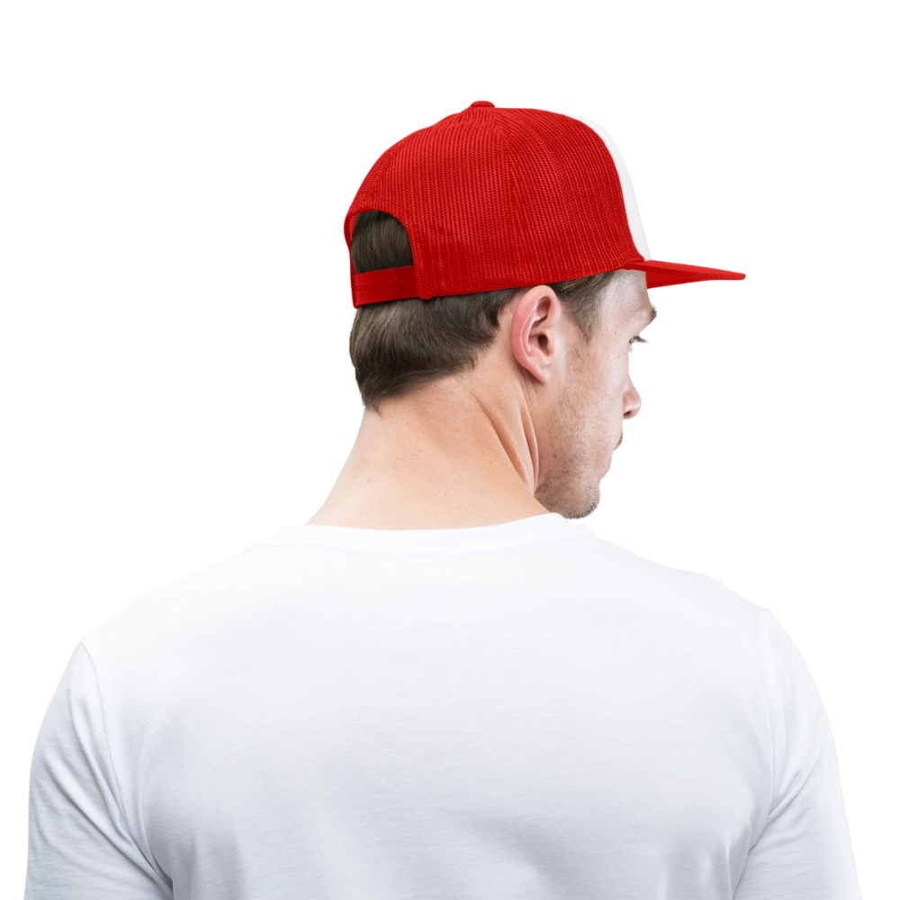 Trucker Cappy - Weiß/Rot