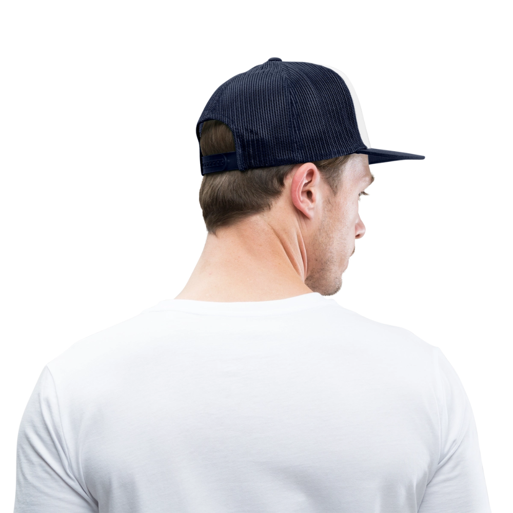 Trucker Cappy - Weiß/Navy