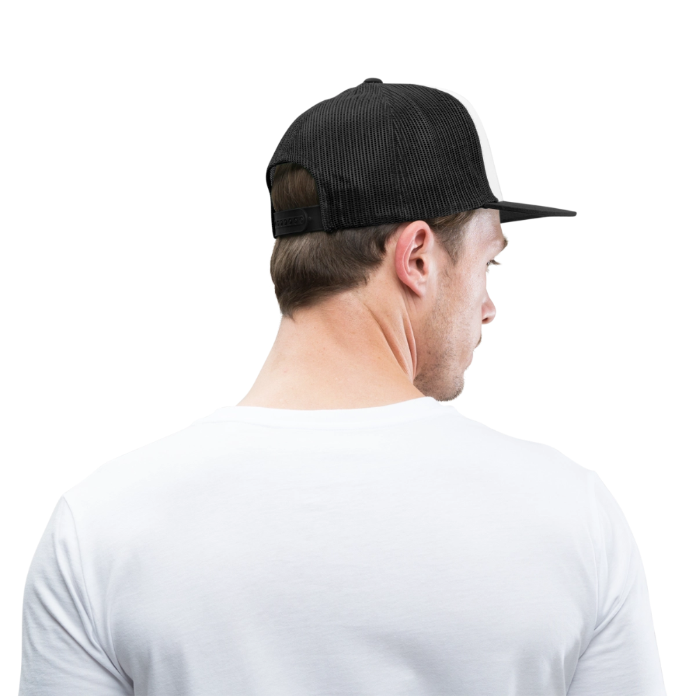 Trucker Cappy - Weiß/Schwarz
