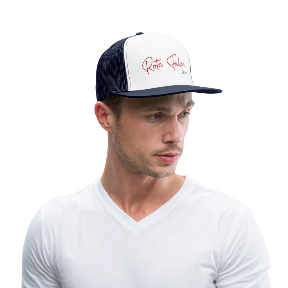 Trucker Cappy - Weiß/Navy