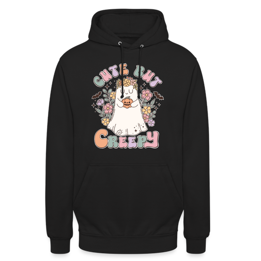 Unisex Hoodie cute nur creepy - Schwarz