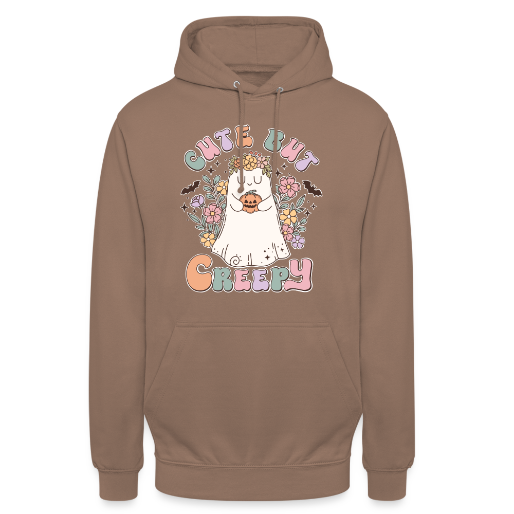 Unisex Hoodie cute nur creepy - Mokka