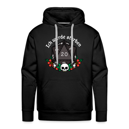 Men’s Premium Hoodie Ich werde sterben - Schwarz