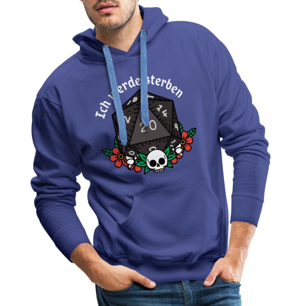 Men’s Premium Hoodie Ich werde sterben - Königsblau