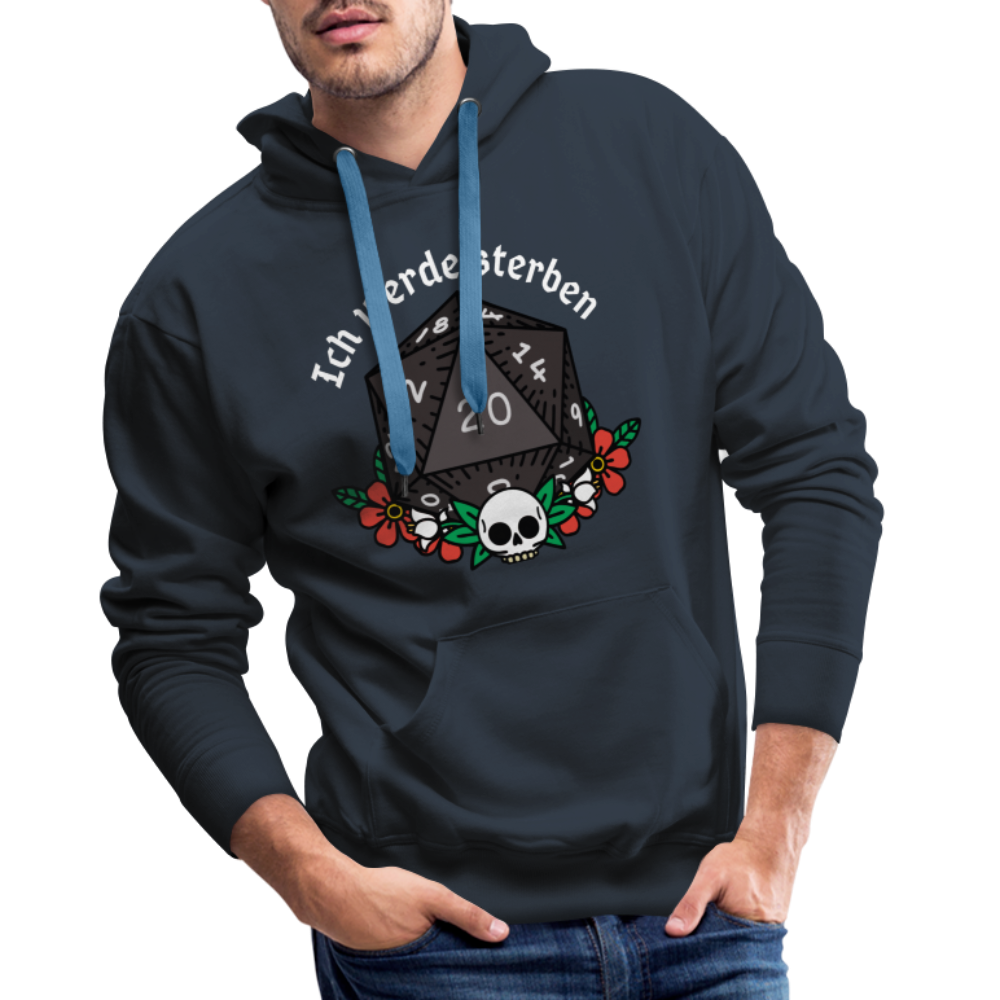 Men’s Premium Hoodie Ich werde sterben - Navy