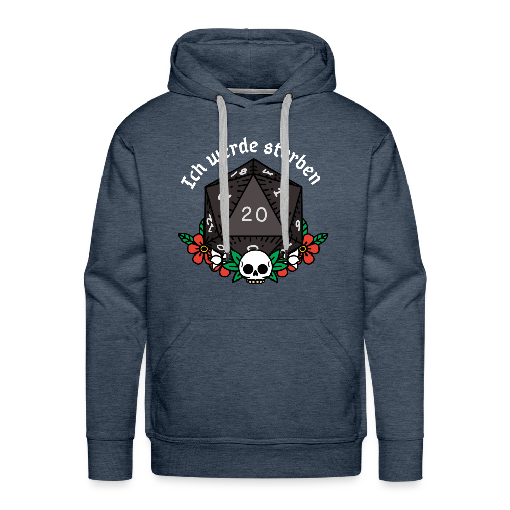 Men’s Premium Hoodie Ich werde sterben - Jeansblau