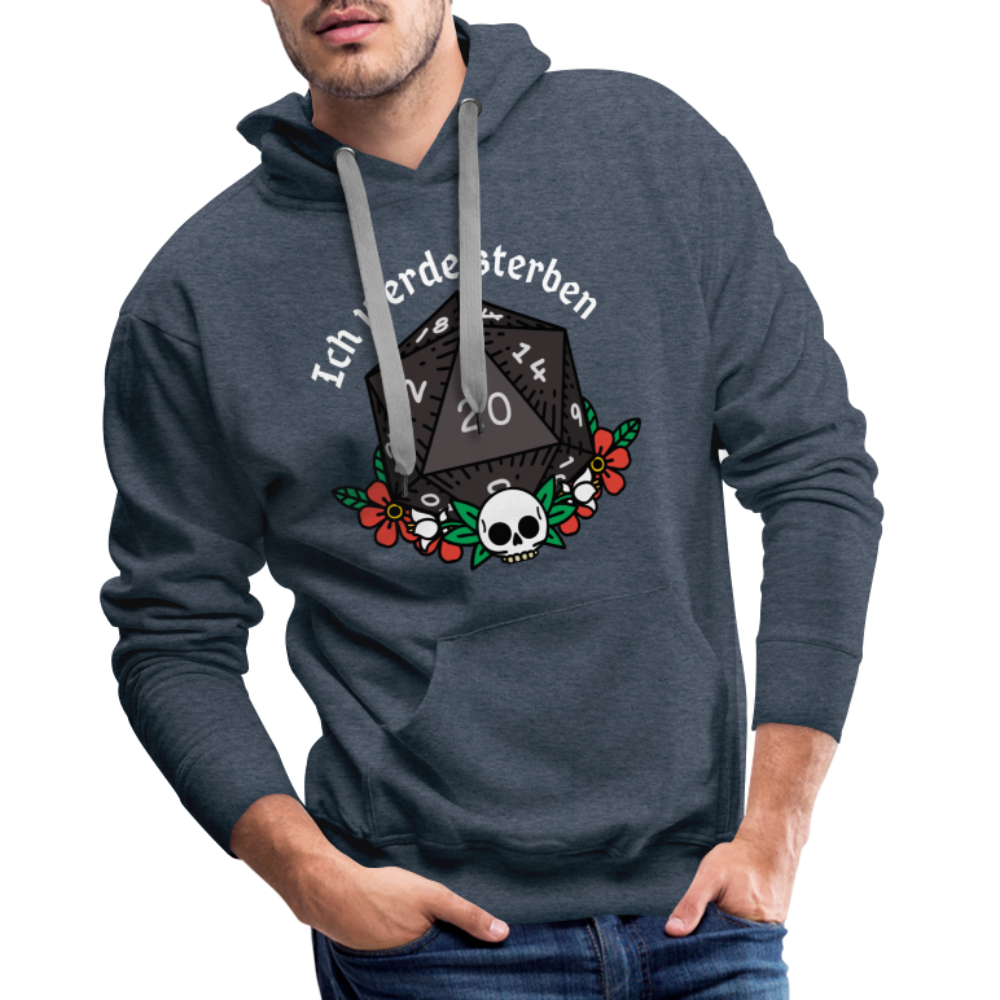 Men’s Premium Hoodie Ich werde sterben - Jeansblau