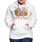Frauen Premium Hoodie scary till I get Coffee - weiß