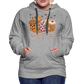 Frauen Premium Hoodie scary till I get Coffee - Grau meliert