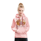 Frauen Premium Hoodie scary till I get Coffee - Kristallrosa