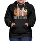 Frauen Premium Hoodie scary till I get Coffee - Anthrazit