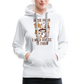 Frauen Premium Hoodie Hocus Pocus I Need Coffee to Fokus - weiß