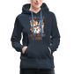 Frauen Premium Hoodie Hocus Pocus I Need Coffee to Fokus - Navy