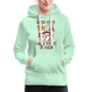 Frauen Premium Hoodie Hocus Pocus I Need Coffee to Fokus - helles Mintgrün