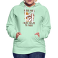 Frauen Premium Hoodie Hocus Pocus I Need Coffee to Fokus - helles Mintgrün